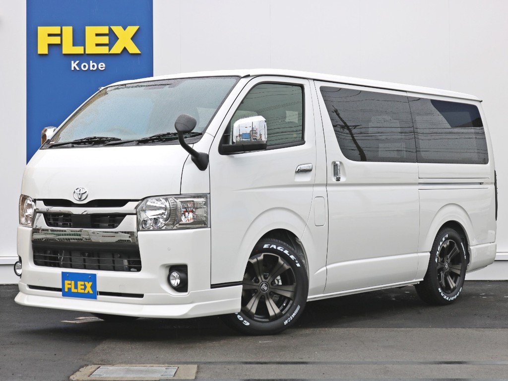 【新型改良後モデル】FLEXカスタムPKG完成！　オリジナルアイテム多数装着！　車中泊対応モデル！