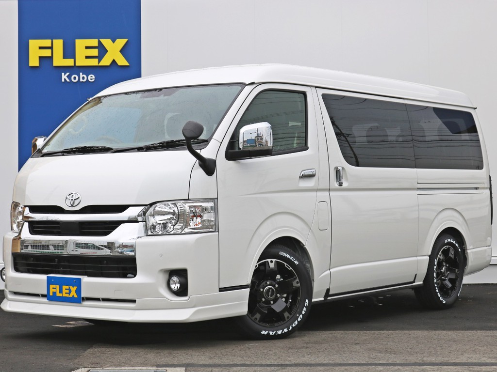 【新車ワゴンＧＬ】ＦＬＥＸコンプリートナビＰＫＧ完成！　全国納車ＯＫ！　ご来店、お問い合わせはお早めに！　ＦＬＥＸハイエース神戸店まで！