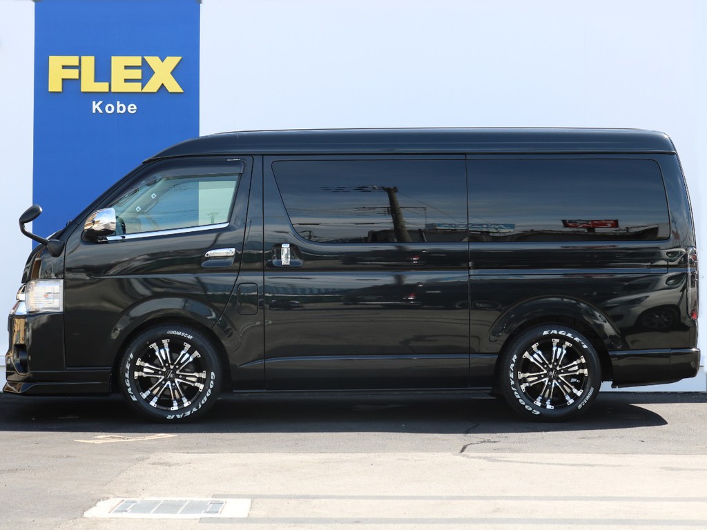 ローダウン施工済み！車高公認取得致しますので継続車検も安心です。ご要望に応じて車高変更も可能ですのでお気軽にご相談下さい。
