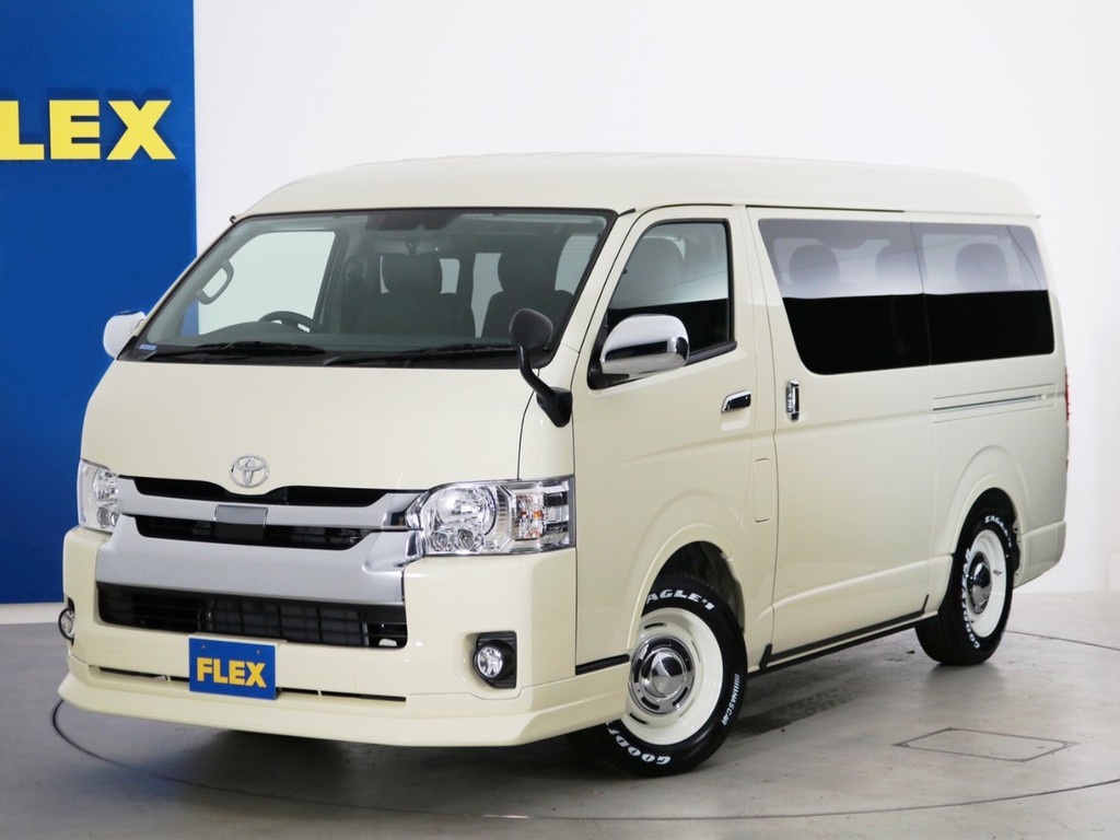 新車未登録　ハイエースワゴンＧＬ　ガソリン４ＷＤ　１０人乗り３ナンバー登録　寒冷地仕様　特設ライトイエロー　スタンダードＰＫＧ！
