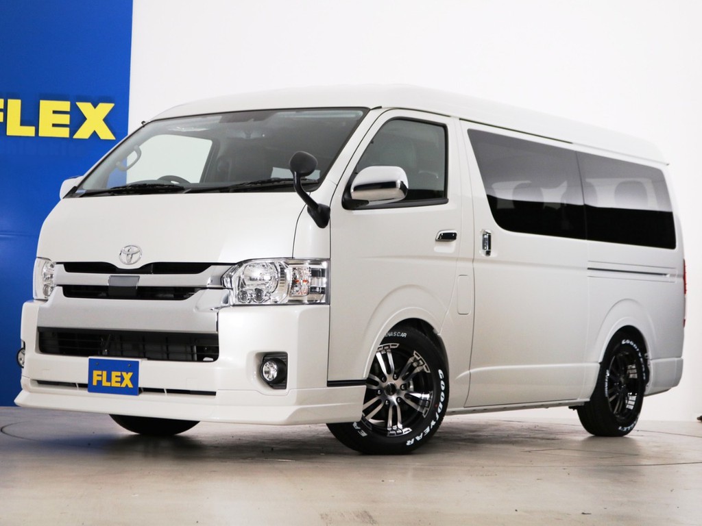 新車未登録　ハイエースワゴンＧＬ　ガソリン２ＷＤ　１０人乗り３ナンバー登録　ＦＬＥＸオリジナル内装アレンジ【Ｖｅｒ１】！