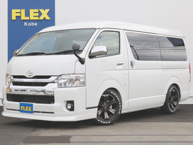 新車未登録　ハイエースワゴンＧＬ　ガソリン２ＷＤ　特別架装車【ファインテックツアラー】　床張りカスタムＰＫＧが完成！