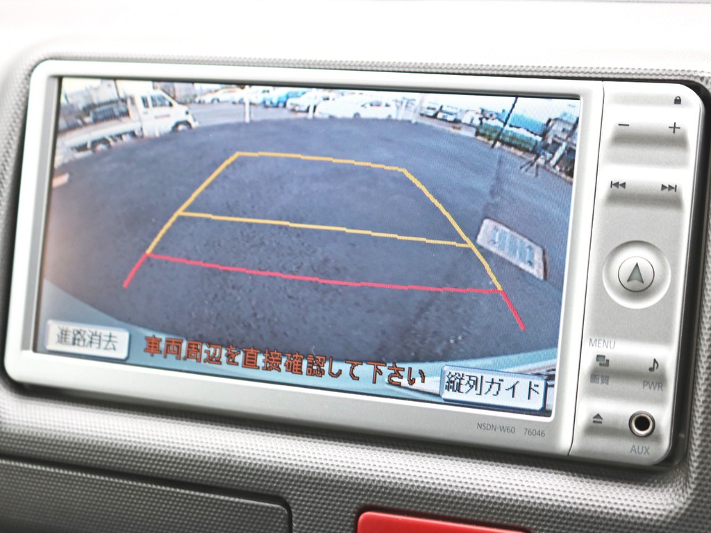 バックカメラ施工済み！　駐車時などの後方確認をサポートします。