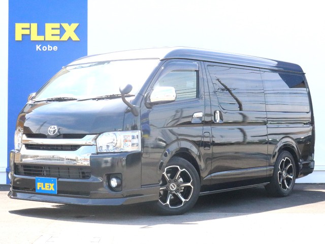 【厳選中古車入庫！】H27年式 低走行 ハイエースバン2.7　2WD　ダークプライム特別仕様車が神戸店に入庫致しました！　とても条件の良い希少車なのでご来店、お問い合わせはお早めに！