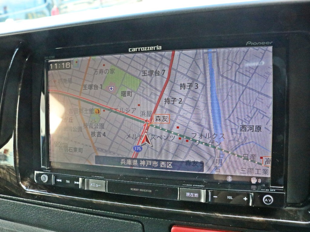 カロッツェリアＲＺ９００ＳＤ地デジナビ搭載！　かっこいい車で、快適な旅行に出かけましょう♪