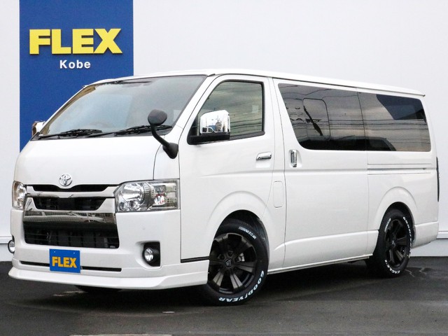 新型改良後モデル６型標準ボディ ダークプライムⅡ特別仕様車をベースにFLEXカスタムパッケージが完成！　オリジナルアイテム多数装着！　ベッドキットを組み込んだ車中泊対応モデル！