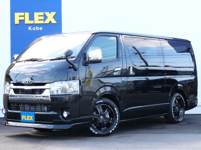 未登録新車ハイエースバン　最新６型DARKPRIMEⅡカスタムPKGが完成！　人気アイテム多数装着！　全国納車＆即納車OK！