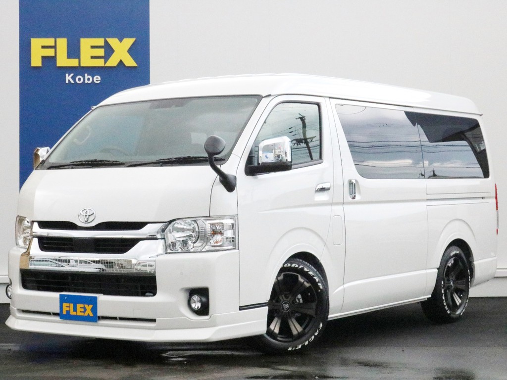 【未登録新車】 ６型パールホワイト　FLEXオリジナルシートアレンジ　Ver1.5 ３列目収納座席、フローリング施工、テーブル完備！　全国納車OK！