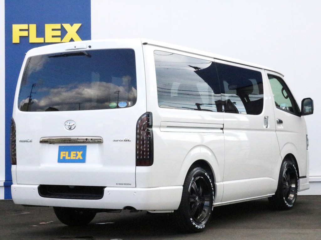 トヨタ ハイエースバン 2 8 スーパーgl ダークプライム ロングボディ ディーゼルターボ 車探しなら中古車 新車の専門店flex フレックス へ