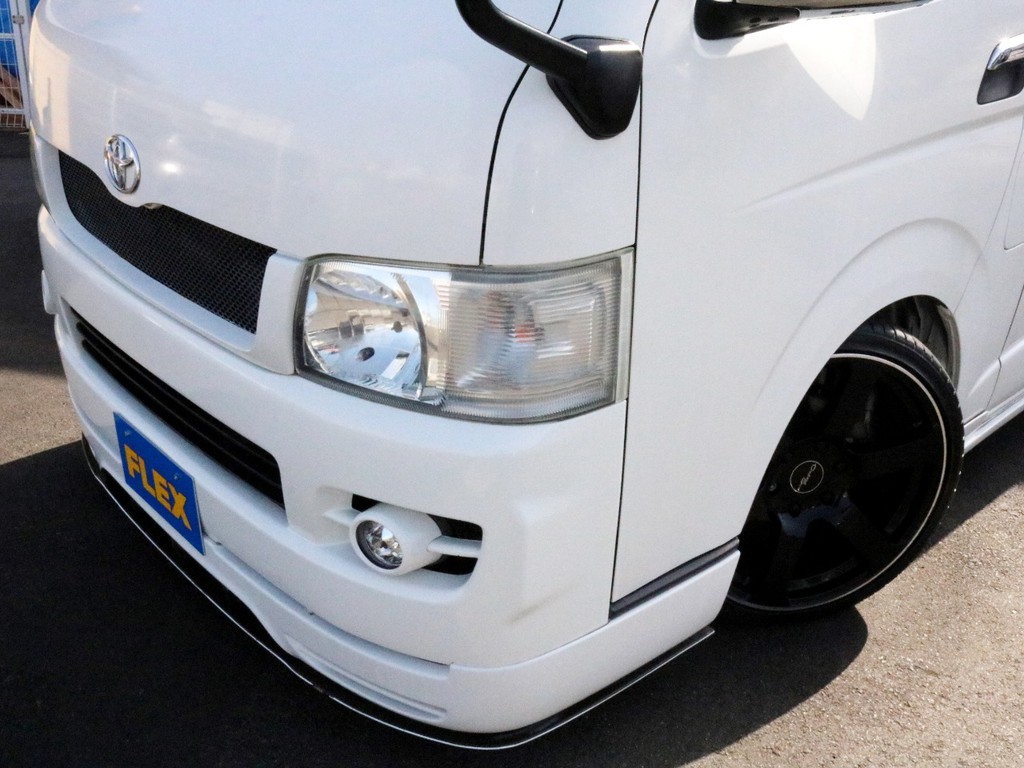ESEEXフロントリップ＆フリッパーを装着済み！　車高の低い車に良く似合うフルエアロ車です！