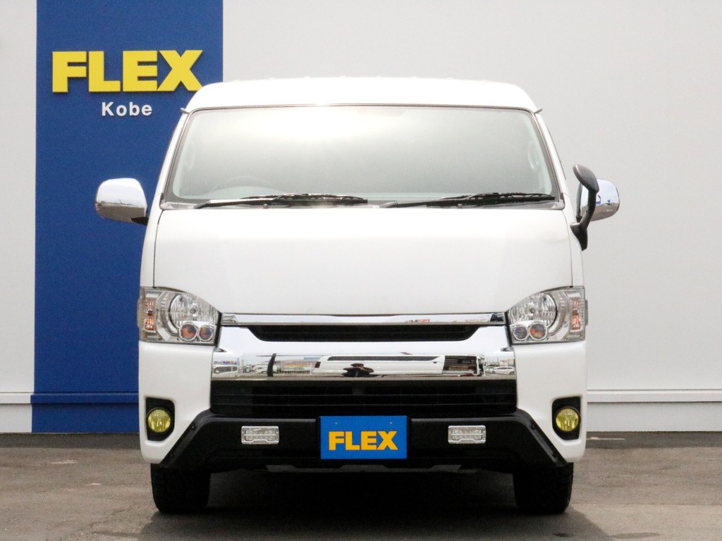 フロントガーニッシュ⭐︎トッシー ハイエースhiace T-style ワイドルックバンパー用 メッキグリル