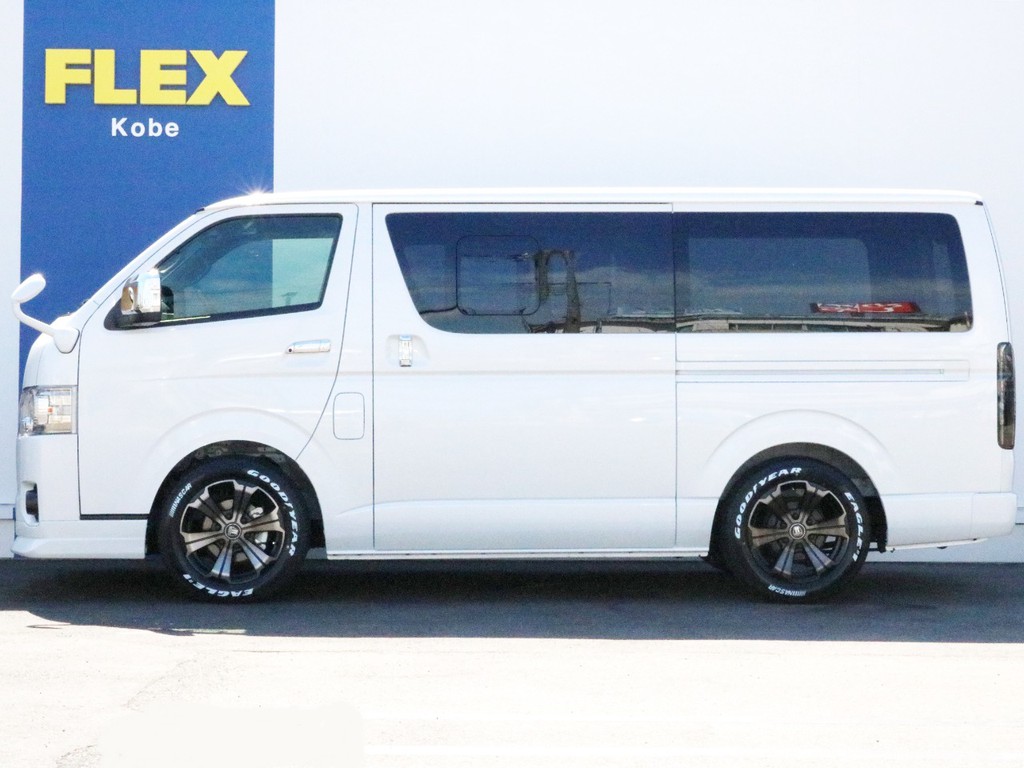 1.5インチローダウン施工済み！　日々の乗り降りが少し楽になる他、立体駐車場等の高さ制限のある場所への侵入が楽になります。車高公認取得するので継続車検の際も安心です！