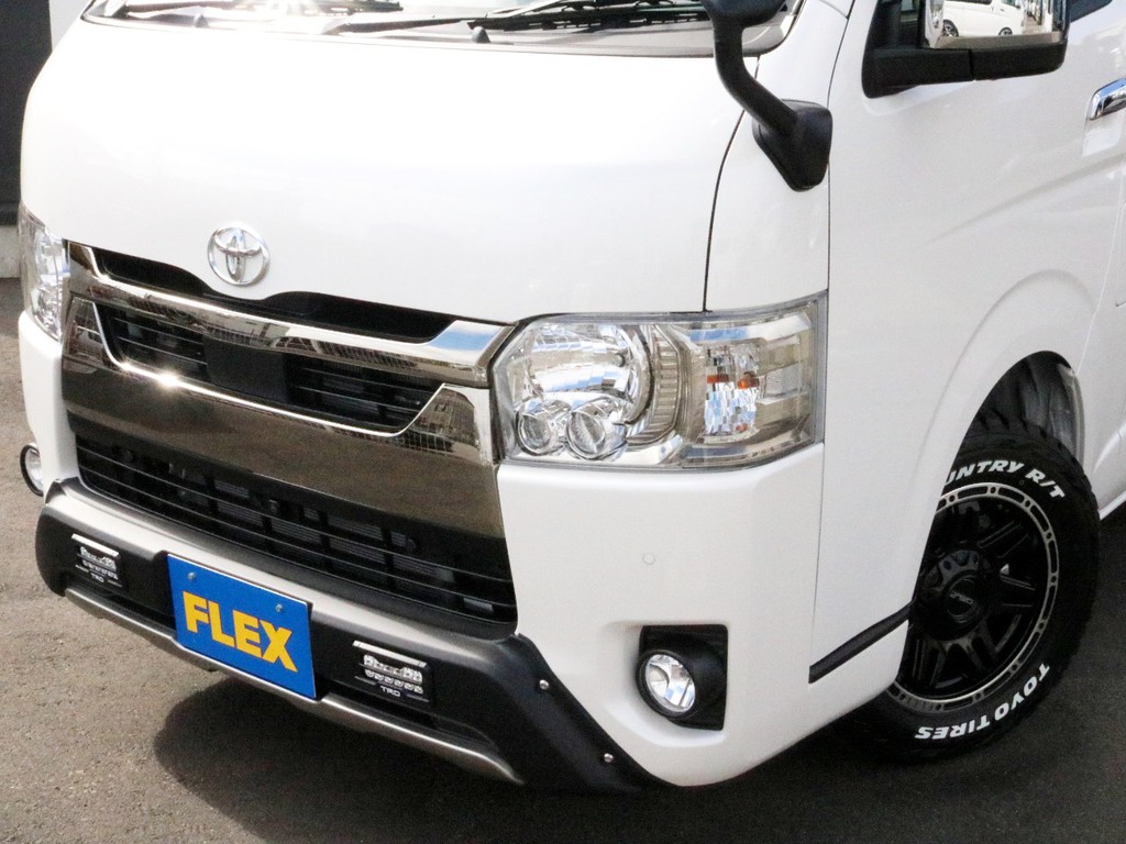 uninkですハイエースナローフレックスバンパー トヨタ ハイエースバン 2.8 スーパーGL ダークプライムⅡ ロング