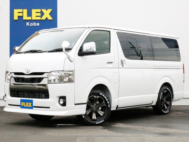 ☆未登録新車☆　ハイエースV2.8DT４WD【シンプルパッケージ】　人気ディーゼル４WDにFLEXアイテムを中心にシンプルカスタム！　人気のディーゼル４WD寒冷地仕様をお求めやすい値段で作りました！