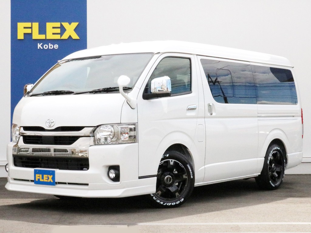 トヨタ ハイエースバン 2 8 スーパーgl ダークプライム ワイド ミドルルーフ ロングボディ ディーゼルターボ 車 探しなら中古車 新車の専門店flex フレックス へ