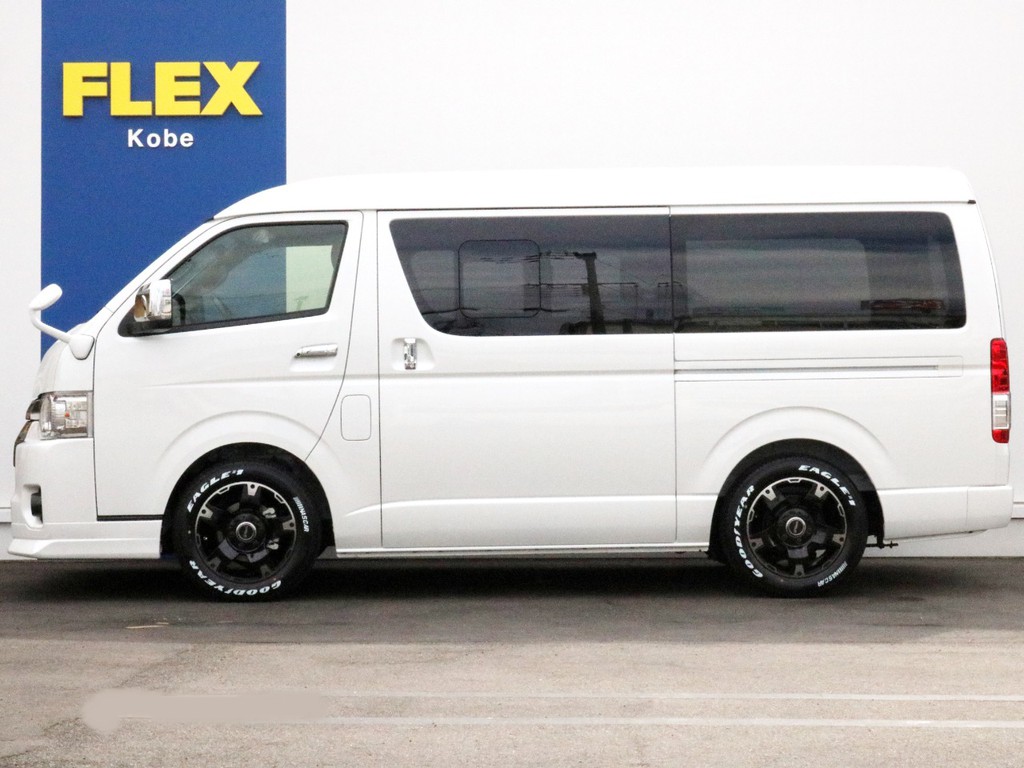 1.5インチローダウン施工済み！　車高が低いと日々の乗り降りが楽になる他、高さ制限のある場所へ侵入し易くなります。車高公認取得するので継続車検の際も安心です。