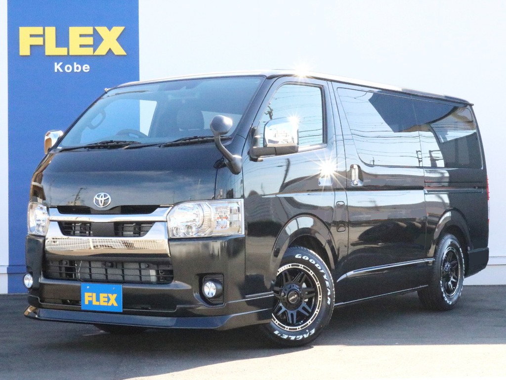 ☆未登録新車☆　ハイエースＶ2.0ガソリン２WDをベースにワンちゃんと一緒に旅を楽しめるドッグバンパッケージがFLEXハイエース神戸店に完成しました！