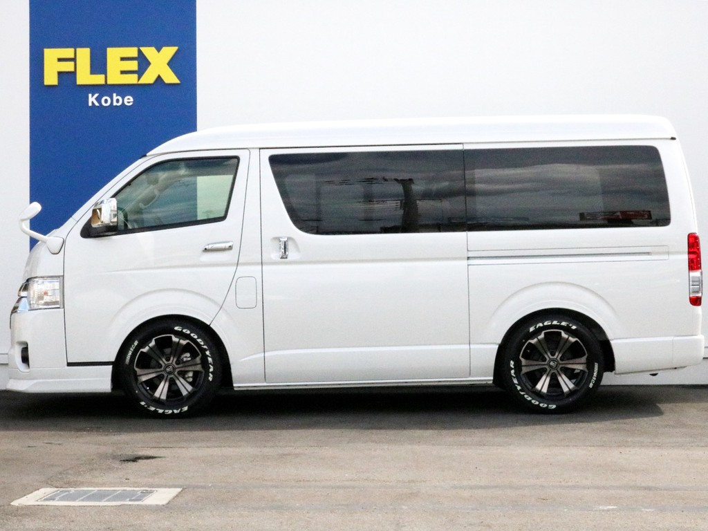 2インチローダウン施工済み！　車高公認取得するので継続車検の際も安心です。更なる車高調整や純正戻し等ご要望が御座いましたらお気兼ねなくお申し付け下さい。