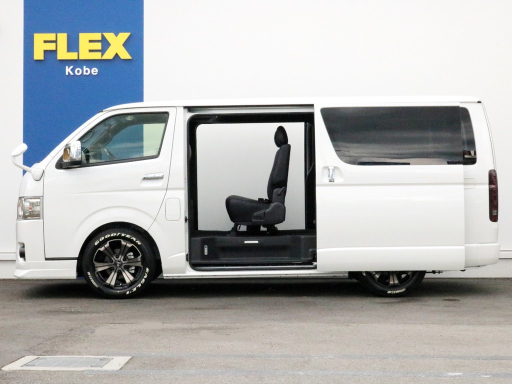 メーカーオプションの両側パワースライドドアを完備！　乗り降りや荷物の積み下ろしが楽になる他、停車時の急速換気にもご活用頂けます。