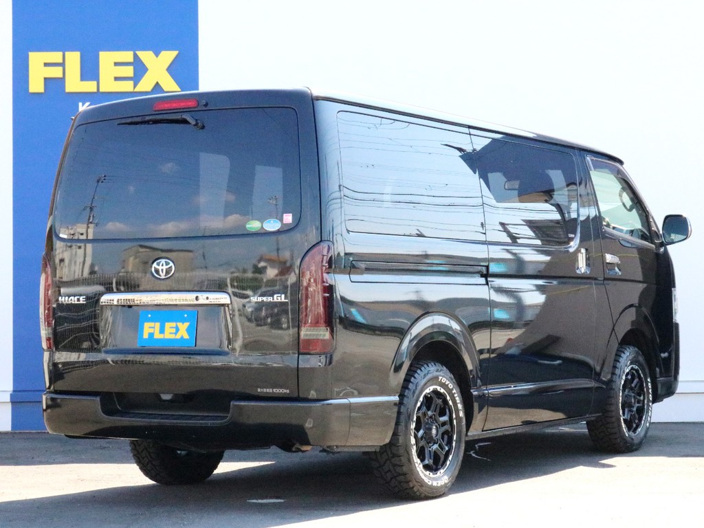 ハイエースの事なら専門店のＦＬＥＸハイエース神戸店へ！　新車中古車販売は勿論、経費が使えるリースやローンを使った販売など新たなハイエースライフを始めるお手伝いを致します！