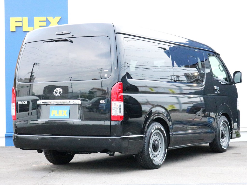 ハイエースの事なら専門店のＦＬＥＸハイエース神戸店へ！　新車中古車販売は勿論、経費が使えるリースやローンを使った販売など新たなハイエースライフを始めるお手伝いを致します！