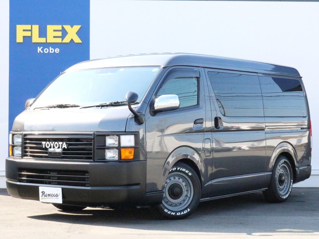 ☆リノカ角目　ディーゼル２WD☆　FLEXオリジナル【Renoca Coast Lines】を人気で希少なグレーメタリックワイドバンで作成！　これからファミリーにもキャンピングにも使える一台！