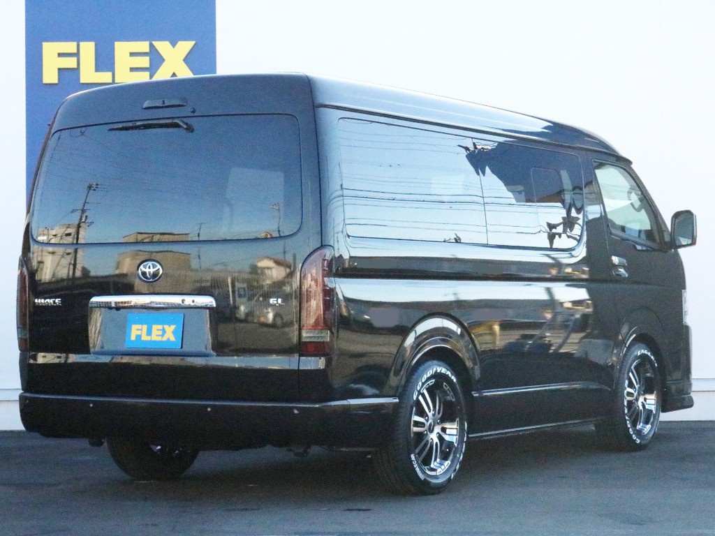 ハイエースの事なら専門店のＦＬＥＸハイエース神戸店へ！　新車中古車販売は勿論、経費が使えるリースやローンを使った販売など新たなハイエースライフを始めるお手伝いを致します！