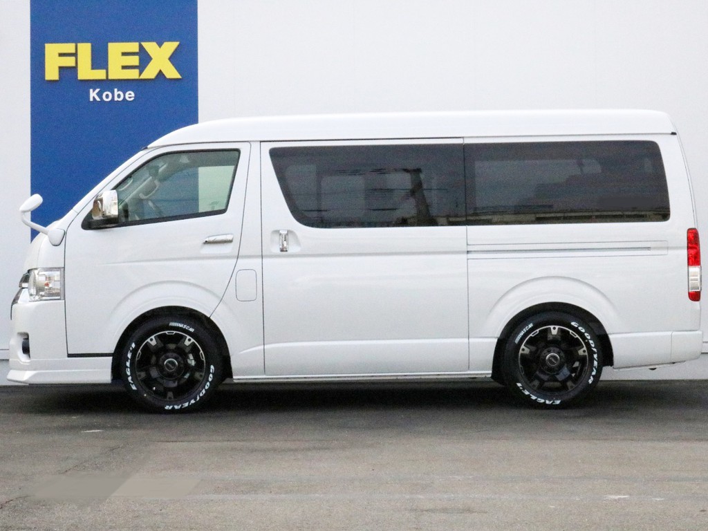 1.5インチローダウン施工済み！　車高が低い分日々の乗り降りが少し楽になり、高さ制限のある場所への乗り入れも少し楽になります。車高公認取得するので継続車検の際も安心です♪