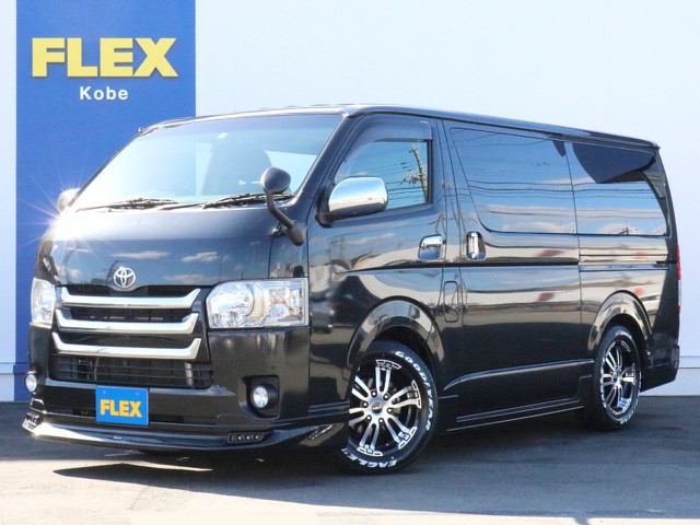 ☆H28年式☆　厳選中古車　ハイエースVディーゼルターボ　ダークプライム特別仕様車　モデリスタフルエアロで街乗りもレジャーも楽しめる一台！　しっかり使い込むのも、追加カスタムするのも貴方次第！