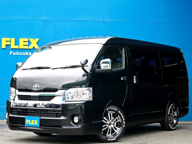 ☆未登録新車☆　ハイエースワゴンGL【シートアレンジVer1.5】がハイエース福岡店に！　3列目シートを収納して更に広い荷室スペースを確保可能！　車中泊可能でレジャーにおすすめの一台です！