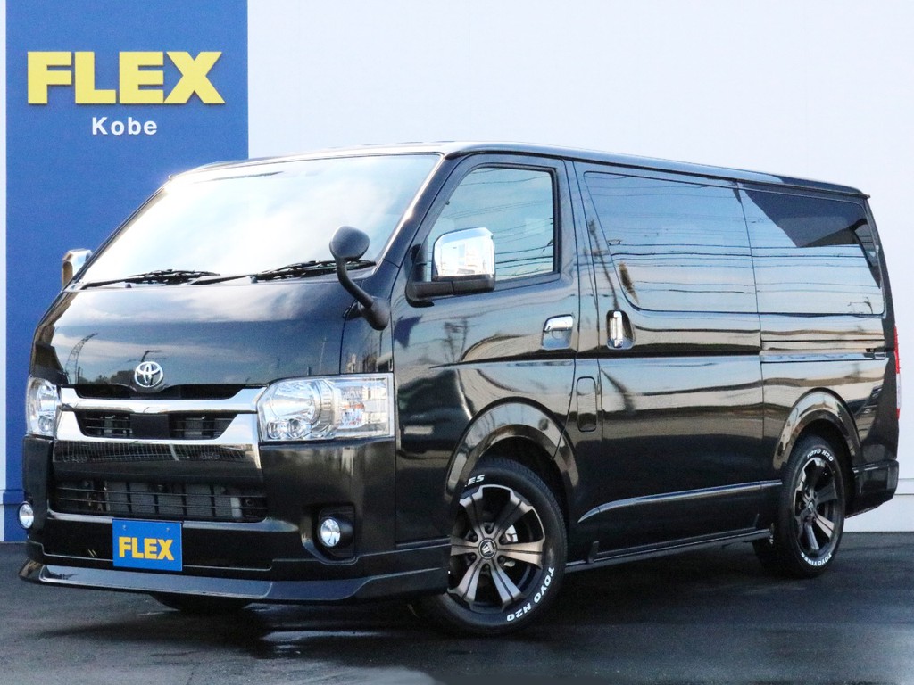 ☆未登録新車☆　ハイエース2.8ディーゼル4WD　DPⅡ!　　タフな2.8ディーゼルターボにFLEXアイテムを装着！　高級感ある仕上がりになりました！　即納車OK！　全国陸送OK！