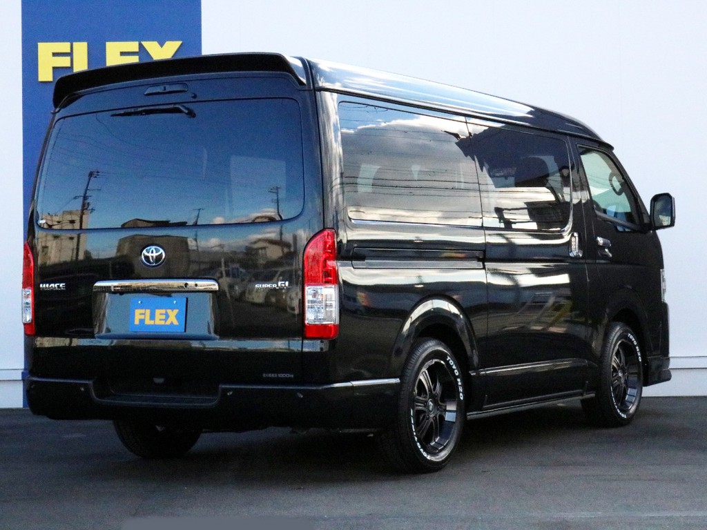 ハイエースの事なら専門店のＦＬＥＸハイエース神戸店へ！　新車中古車販売は勿論、経費が使えるリースやローンなど新たなハイエースライフを始めるお手伝いを致します！