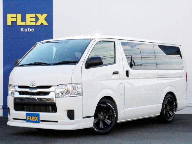 ☆9人乗り☆　ハイエースバンDX GLパッケージ！　9人乗りなので仕事に旅行に大活躍！　ロープライスで乗り出し易い一台です！　床張りフローリング施工＆レール施工済み！