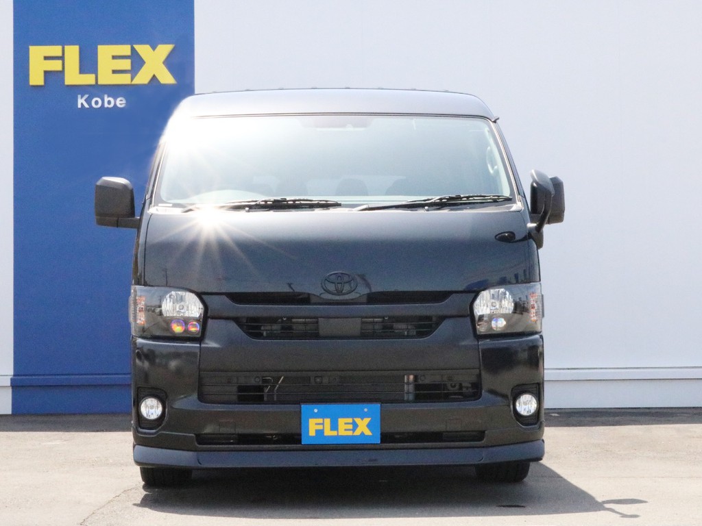 未登録新車ワゴンGLガソリン2WD ブラックパッケージのアレンジASでお出かけしましょう！　新車不足の為、ご来店お問い合わせはお早めに！　ハイエース専門店のFLEX神戸店まで！