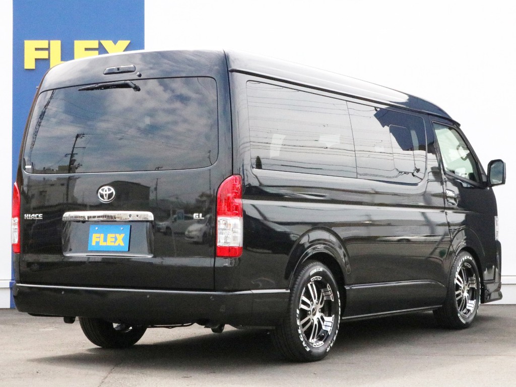 ハイエースの事なら専門店のFLEXハイエース神戸店へ！　新車中古車販売は勿論、経費が使えるリースやローンを使った販売など新たなハイエースライフを始めるお手伝いを致します！