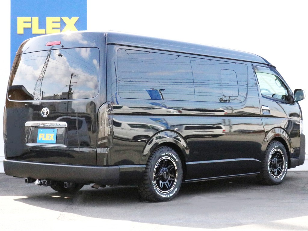 ハイエースの事なら専門店のFLEXハイエース神戸店へ！　新車中古車販売は勿論、経費が使えるリースやローンなど新たなハイエースライフを始めるお手伝いを致します！