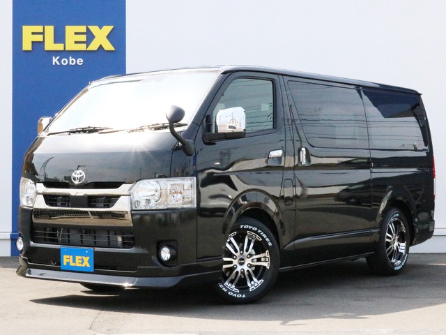 ☆未登録新車☆　ハイエースVディーゼルターボ2WDダークプライムⅡ特別仕様車に車中泊対応のベッドキットType2を搭載した一台！　即納車、全国陸送OK！