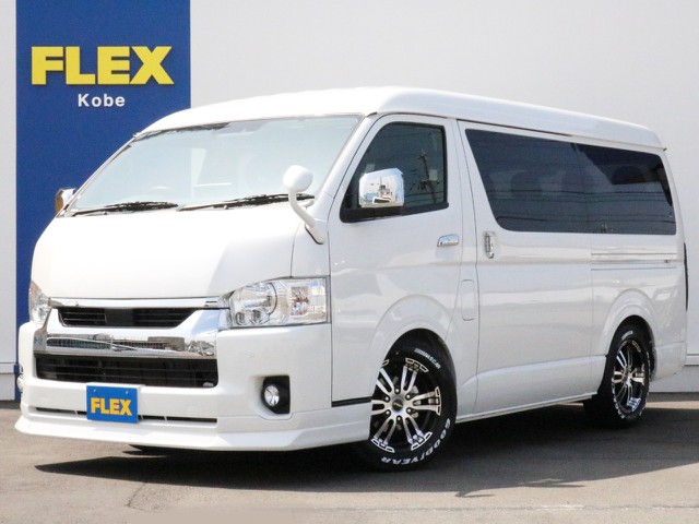 ☆未登録新車☆　ハイエースワゴンGL【シートアレンジVer1.5】が神戸店に完成！　3列目シートを収納して更に広い荷室スペースを確保可能！　車中泊対応なのでレジャーにおすすめの一台です！