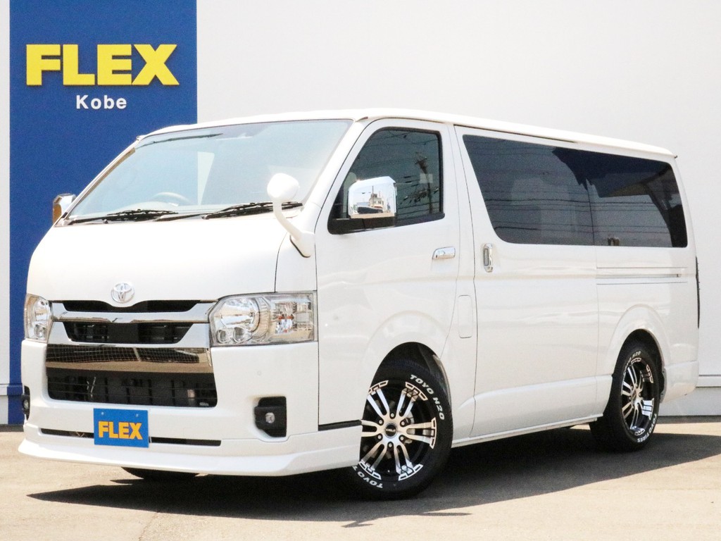 ☆未登録新車☆　新型ハイエースVディーゼルターボ2WDダークプライムⅡ特別仕様車に車中泊対応のベッドキットType2を搭載した一台！　即納車、全国陸送OK！