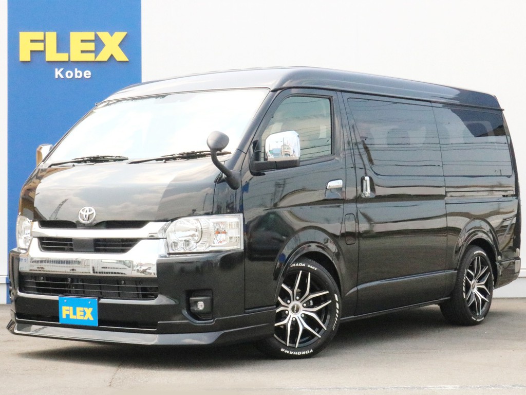 ☆未登録新車☆　ハイエースワゴンGLガソリン2WD　FLEXシートアレンジ【Ver1】が完成！　車中泊対応で汎用性が高く人気のシートアレンジです！　即納車可能、全国陸送OKです！