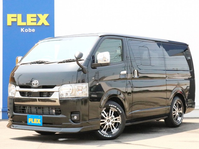 ☆未登録新車☆　ハイエースVディーゼルターボ2WDダークプライムⅡ特別仕様車に、ベッドキットType2を搭載！　車中泊にも対応した一台！　即納車、全国陸送OK！