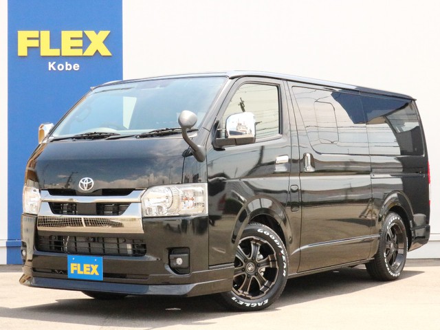 ☆未登録新車☆　新型ハイエースVガソリン2WDダークプライムⅡ特別仕様車に車中泊対応のベッドキットType2を搭載！　仕事やレジャーにも使える一台！　即納車、全国陸送OK！