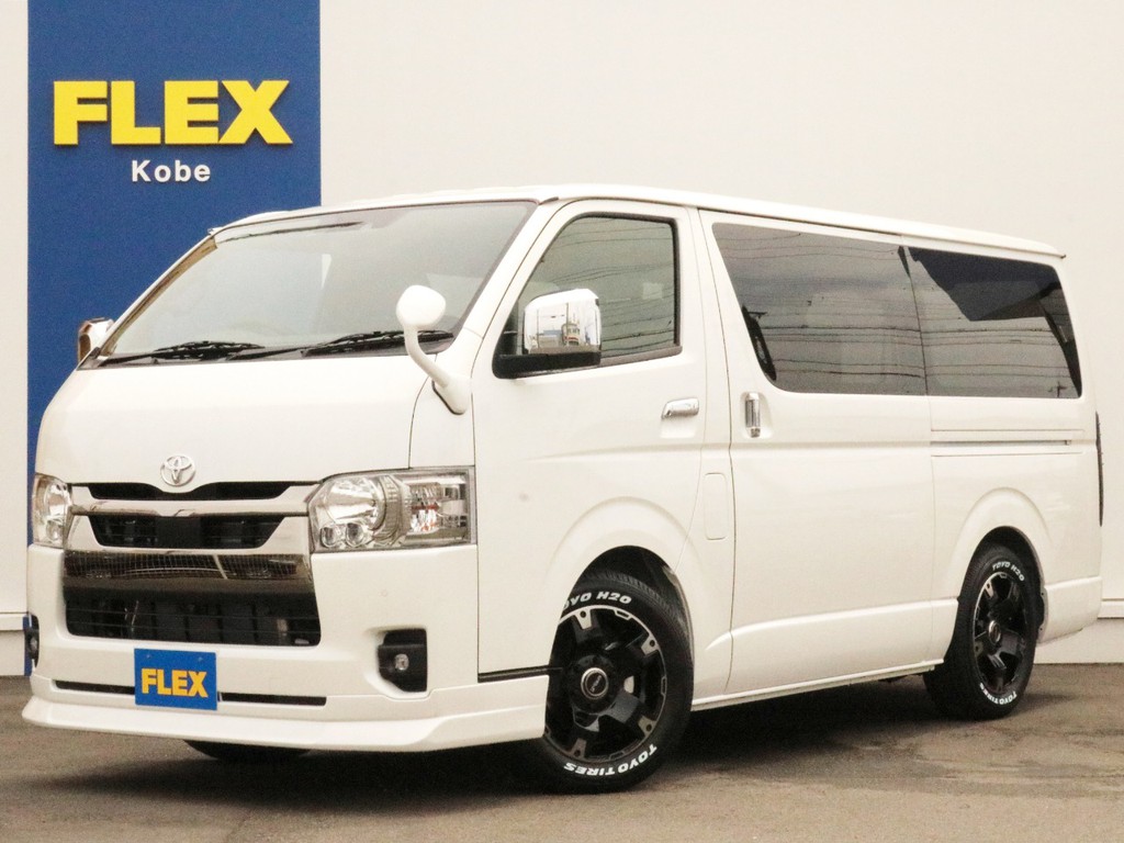 ☆未登録新車☆　ハイエースVディーゼルターボ2WDダークプライムⅡ特別仕様車に車中泊対応のベッドキットType2を搭載！　仕事にもレジャーにも使える一台！　即納車、全国陸送OK！
