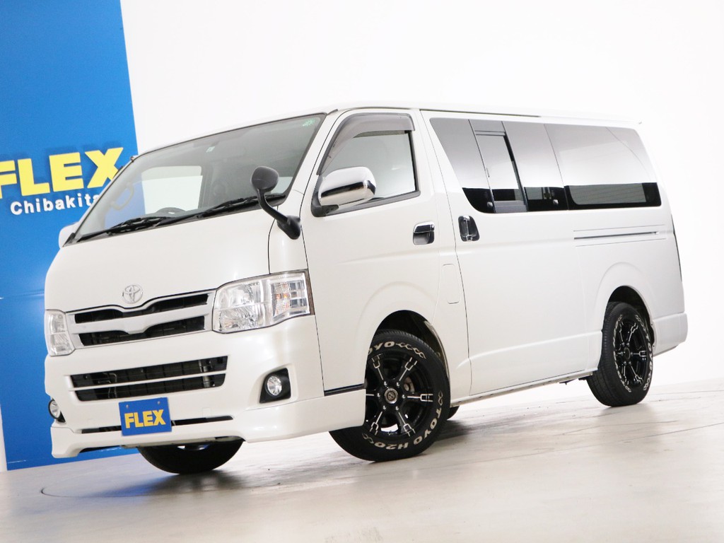 Ｈ２５年　２．９万　レジアスエース　Ｓ－ＧＬ　５人乗り４ナンバー登録　ガソリン２ＷＤ　ライトカスタムＰＫＧ！