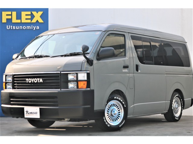 【平成２５年式】ハイエースワゴン2.7GLロング　ミドルルーフ角目四灯リノカカスタム！！