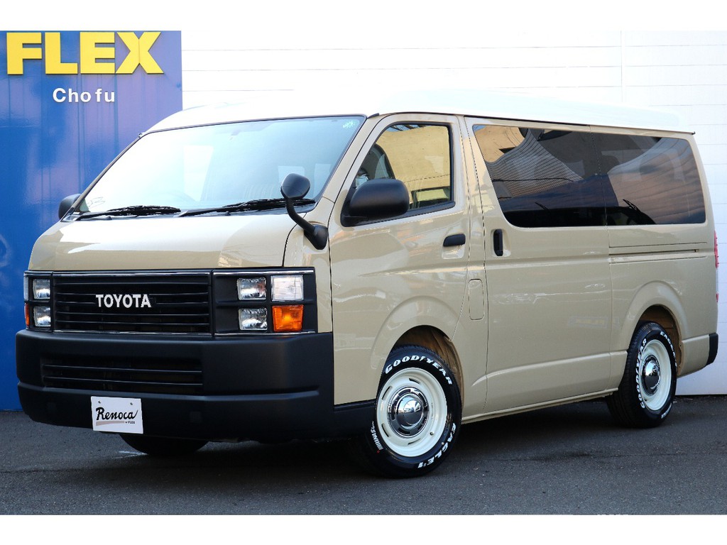 ハイエース調布店０４２４－４０－１１９１までお問い合わせください！２８年ハイエースワゴンＧＬ１０人乗り！Renocaコーストライン