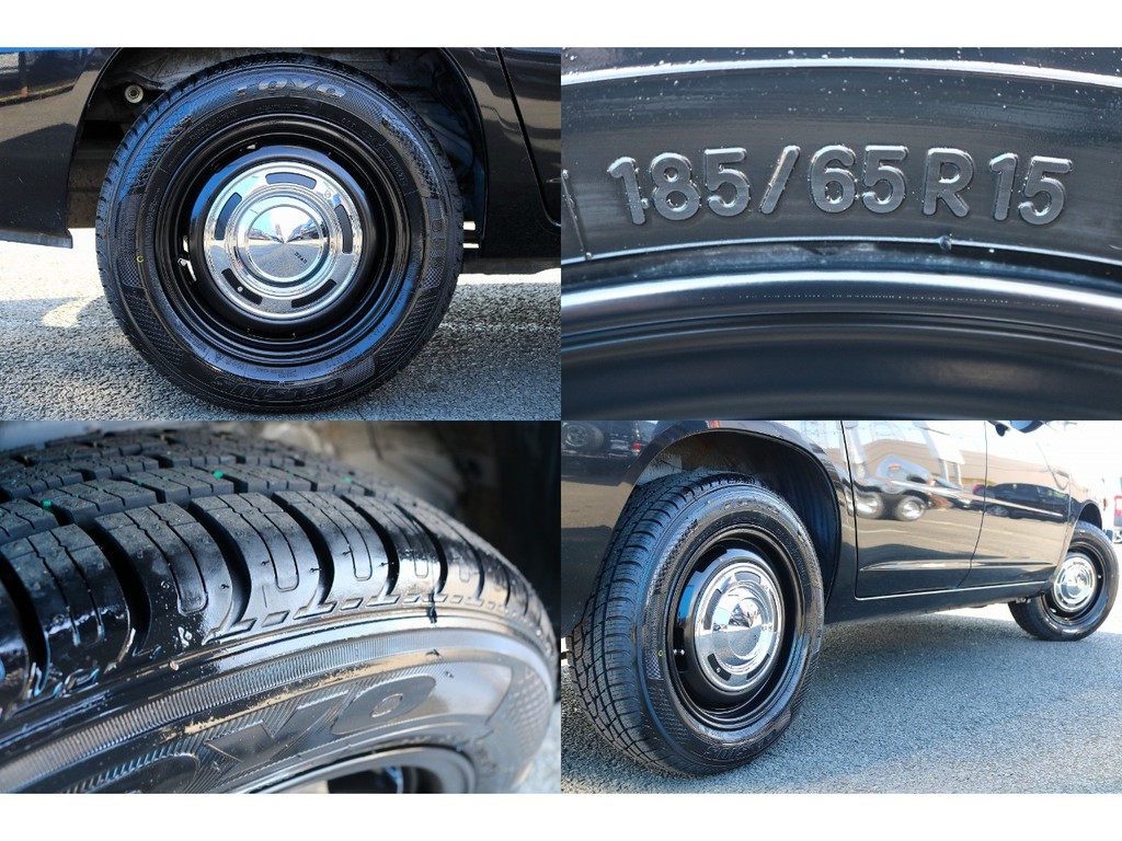 ＤＥＡＮクロスカントリー１５インチＡＷにＴＯＹＯ１８５サイズのタイヤをインストール！