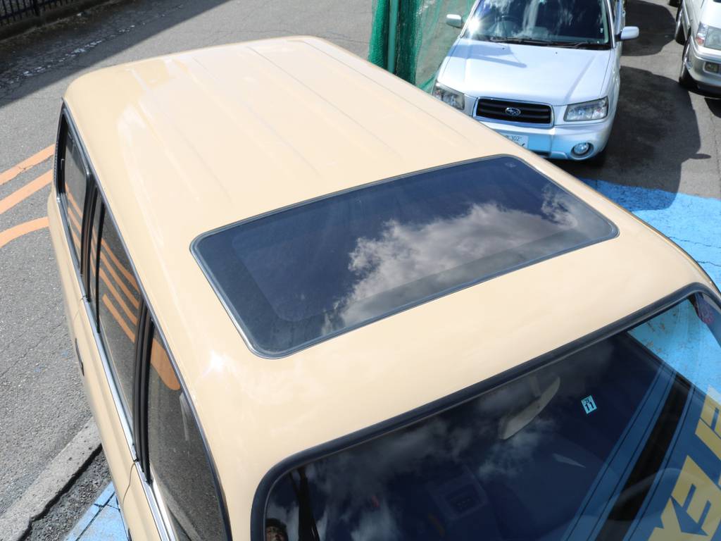 ルーフ面もキレイに保たれております☆