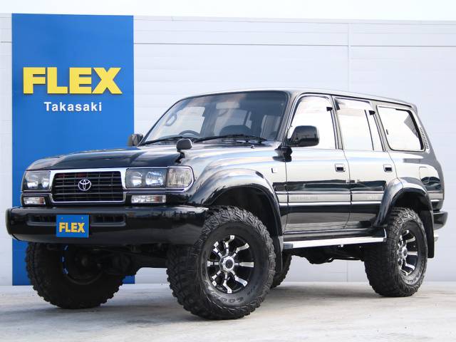 最終型☆純正ブラック☆３インチアップ☆MG１６インチＡＷ☆グッドイヤー３１５タイヤ☆新品スモーク灯火類☆ＬＥＤテール☆社外２本出し砲弾マフラー☆カロッツェリアナビ☆ＥＴＣ☆Ｗエアバック☆