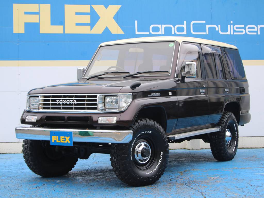オールペイントブラウン☆新品２ＵＰ☆新品輸出用１５インチホイール☆新品ＢＦＧ３３ＫＭ２タイヤ☆メッキバンパー☆ＫＥＮＷＯＯＤナビ☆新品ウッドコンビステアリング、シフトノブ☆新品シートカバー☆